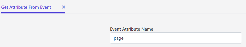 Attribute From Event Node