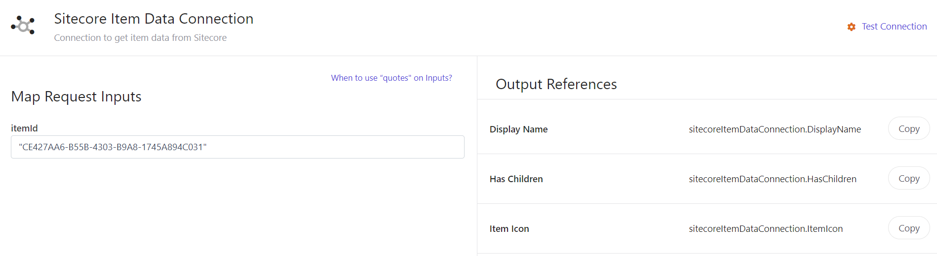 Node Inputs Outputs